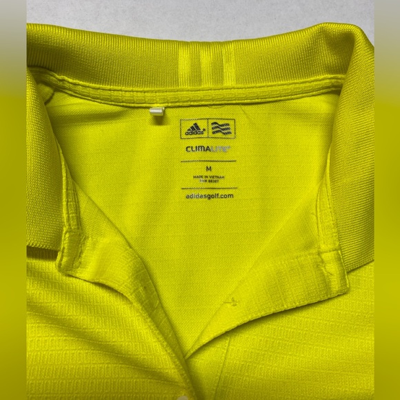adidas Women's Yellow Button Down Shirt - Picture 2 of 5